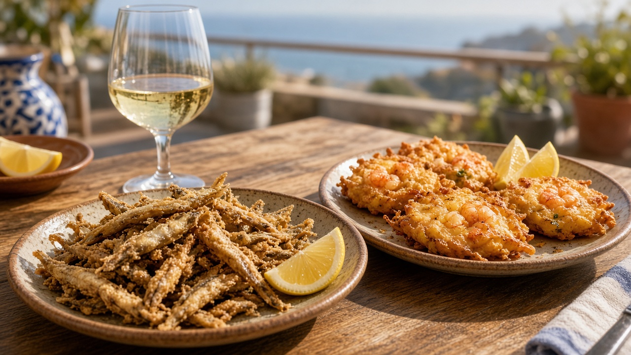 Andalusischer Fisch und Tapas in Chiclana