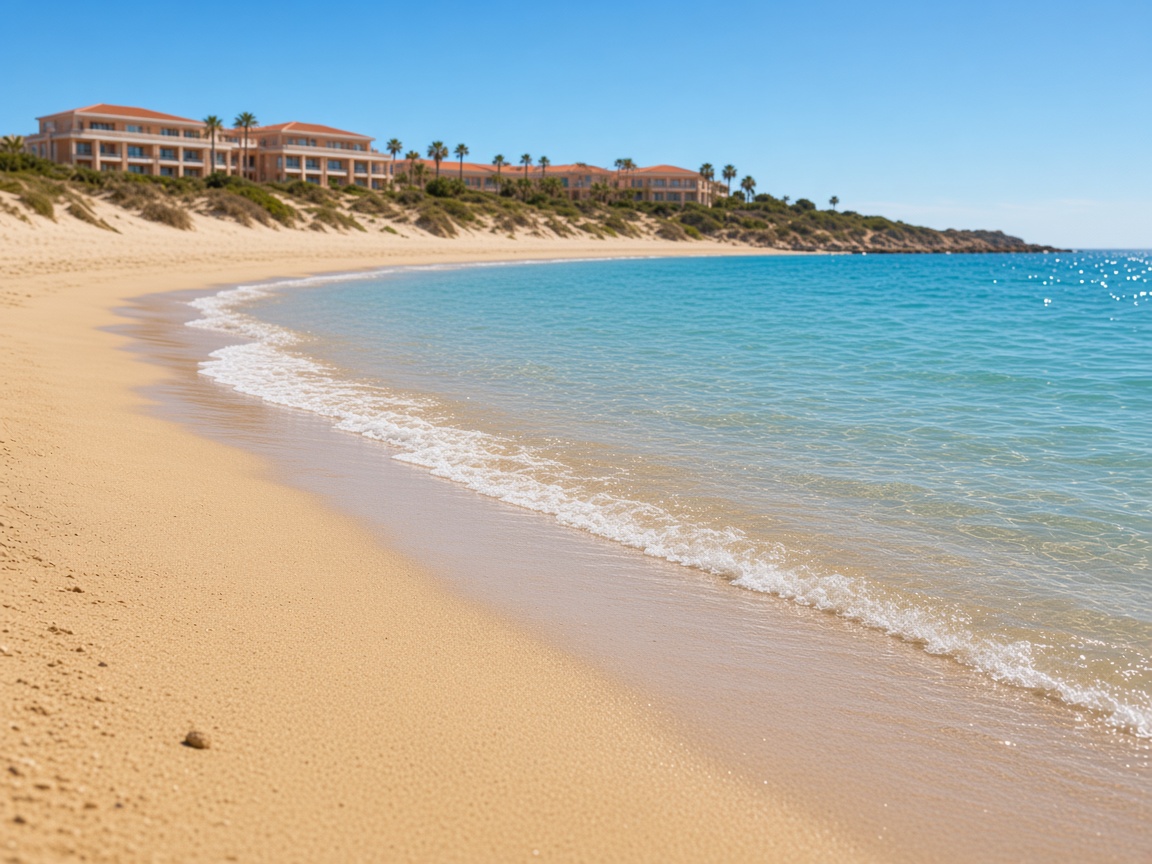 Strand La Barrosa in Chiclana de la Frontera